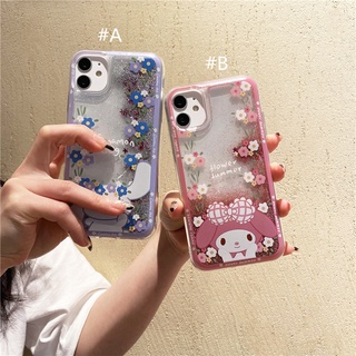 เคสโทรศัพท์มือถือซิลิโคน PC ป้องกัน ลายการ์ตูน Melody Cinnamon Dog น่ารัก สําหรับ Iphone 13 pro max i6s i7+i8 plus ixr ixs max i11 pro max i12 mini