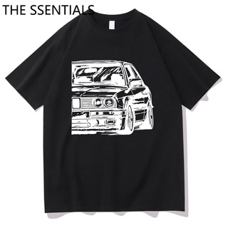 [S-5XL]เสื้อยืด พิมพ์ลายกราฟิกรถยนต์ E30 Jdm Legeng E36 Initial D สไตล์ฮาราจูกุ คลาสสิก สําหรับผู้ชาย