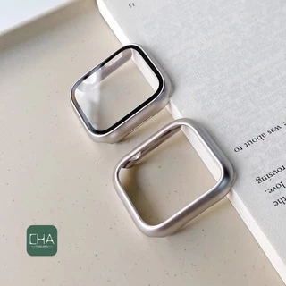 เคส watch + ฟิลม์กระจกในตัว case สําหรับ watch11 10 9 8 7 6 5 4 Se เคสกระจก ขนาด41/40mm 44/45/46มมเคสสําหรับแอปเปิ้ลวอช