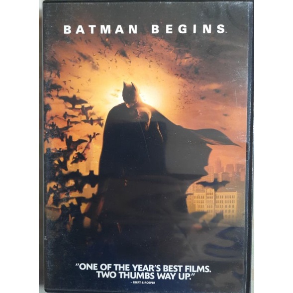 BATMAN BEGINS (DVD 1 DISC) สินค้ามือสอง ลิขสิทธิ์แท้ มีเสียงไทย ซับไทย