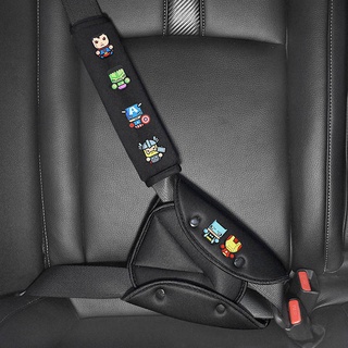 Car Cartoon Childrens Seat Belt Holder Avoid Cutting into the Neck Shoulder Pad Strap for Baby Shoulder Sleeve Waistband Tightener qf7E