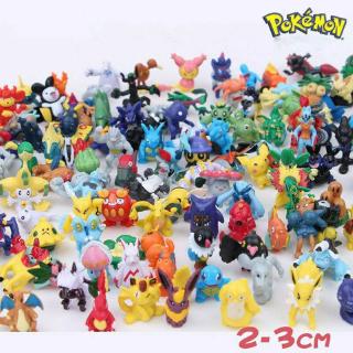 ชุดของเล่นฟิกเกอร์ pokemon ขนาดเล็ก 24 48 72 96 144 ชิ้น