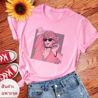 เสื้อยืด พิมพ์ลายอนิเมะ Yarichin Club T Love Yaoi สําหรับผู้หญิง