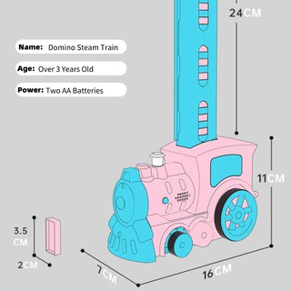 ของเล่น 🚚S-Mart🚚รถไฟวางโดมิโน​ อัตโนมัติ, รถไฟรถไฟของเล่นโดมิโนโดมิโนรถไฟฟ้าของเล่นสเปรย์ควัน