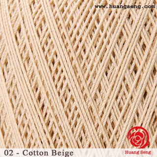 Mercerized cotton crochet beige