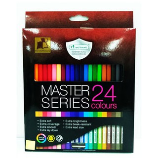 ดินสอสีไม้ 24 สี มาสเตอร์อาร์ต Series