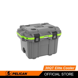 Pelican 30QT Elite Cooler - Dark Grey/Green ถังแช่อเนกประสงค์ ขนาด 30 ลิตร