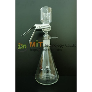 258.202.01 All Glass SET Funnel Filtration System 47MM Flask 1000 ml (GLASSCO)