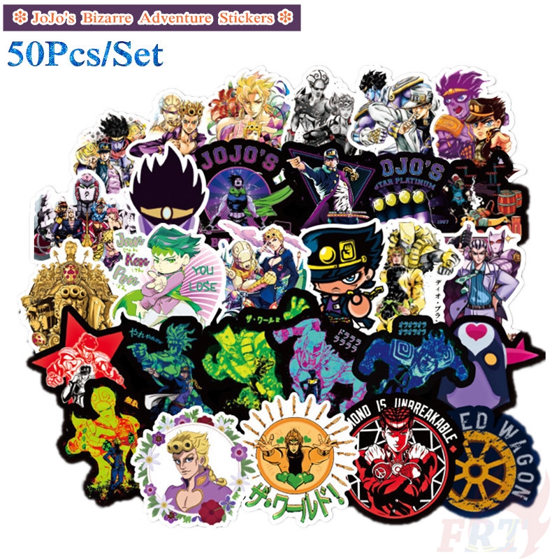 JoJo's Bizarre Adventure - Series 02 สติ๊กเกอร์ 50Pcs/Set Anime Fashion Doodle สติ๊กเกอร์