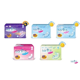 Sanita Premium / ผ้าอนามัยแซนนิต้า พรีเมี่ยม ระบายอากาศ 100%