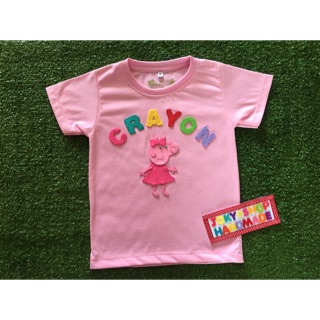 T-Shirt Baby &amp; Kids เสื้อยืดเด็กปักชื่อพร้อมการ์ตูนน่ารัก