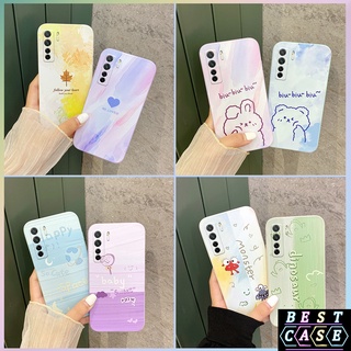 Huawei nova 7se เคส huawe nova 7 nova 7i เคสโทรศัพท์ ภาพวาดสีน้ํามัน เคสน่ารัก ป้องกันกล้อง เคสแบบเต็ม เคส Coverag ด้านข้าง เคสโทรศัพท์ เคสนิ่ม เคสโทรศัพท์