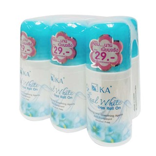 ✨นาทีทอง✨ เค.เอ. เรียลไวท์ โรลออน กลิ่นไทดี้ ขนาด 25 มล. แพ็ค 5+1 KA Deo Roll-on Tidy 25 ml x 5+1