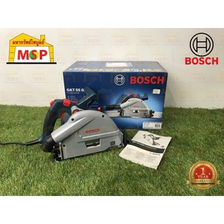 Bosch บ๊อช เลื่อยราง 6" GKT 55 GCE 1400W 3600 - 6250 RPM #0601675000 เลื่อยวงเดือน กำลัง 1400 วัตต์ เลื่อยไฟฟ้า