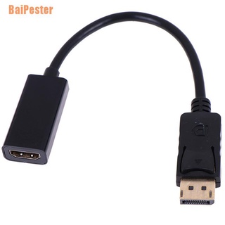 Baipester +++ อะแดปเตอร์สายเคเบิ้ล Dp Display Port Male To Hdmi