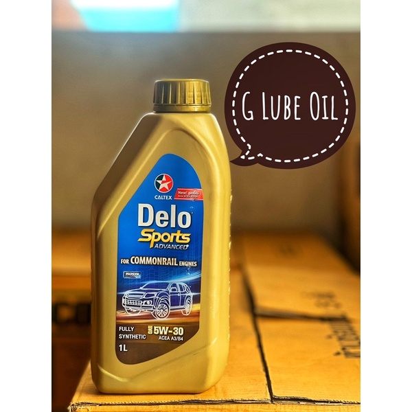 💯CALTEX New 2026 น้ำมันเครื่อง (สังเคราะห์แท้ขนาด 1 ลิตร)  Delo Sport Advance Fully Synthetic 5w-30  ขนาด 1 ลิตร  ❗️