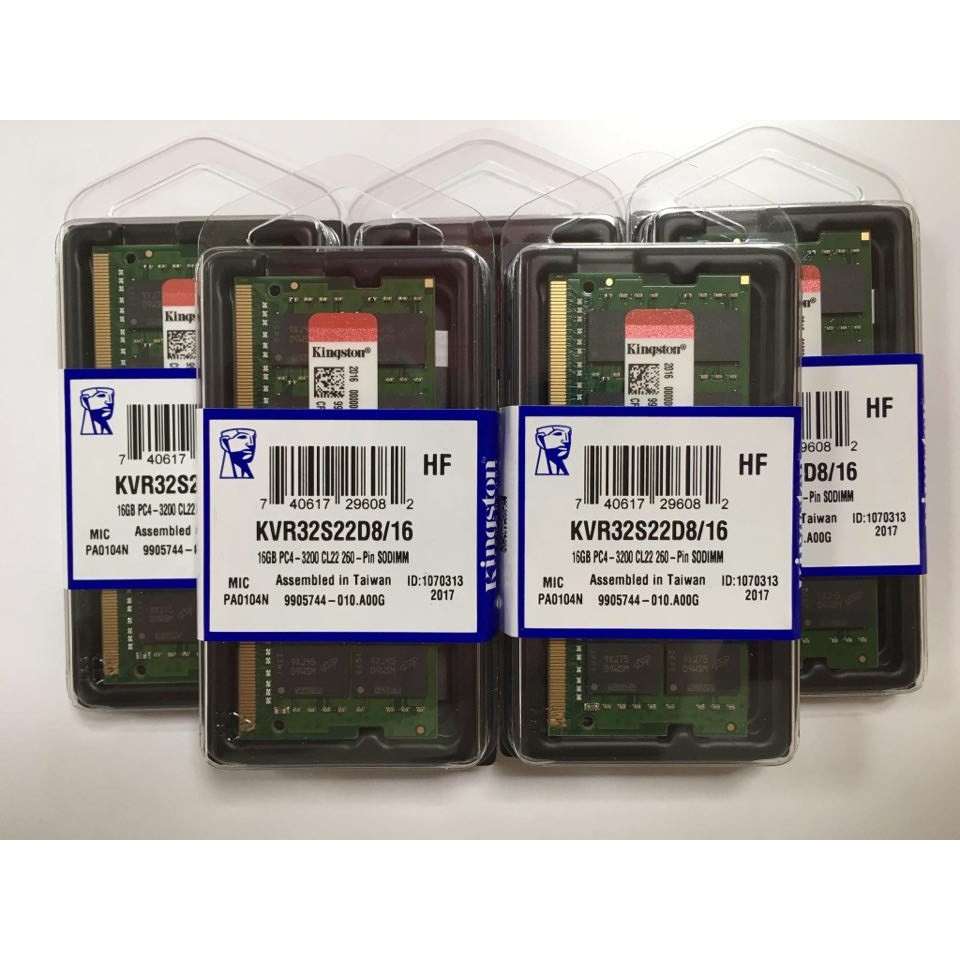 Kingston Ram KVR NoteBook NB ( KVR32S22D8/16 ) 3200 : 16GB (8 GigaBits)  **ของใหม่**