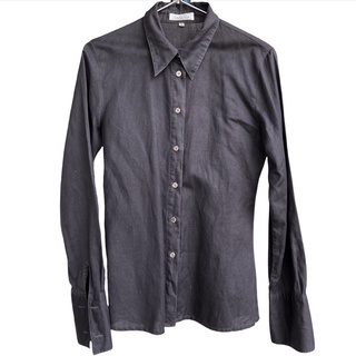 Valentino Rudy เสื้อเชิ้ต ผู้ชาย สีเทาดำ