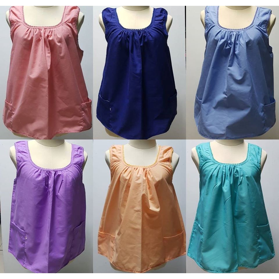 เสื้อคอกระเช้าถักริมผู้ใหญ่ มีกระเป๋า 2 ข้าง ซิป 1 ข้าง - รูปที่ 3