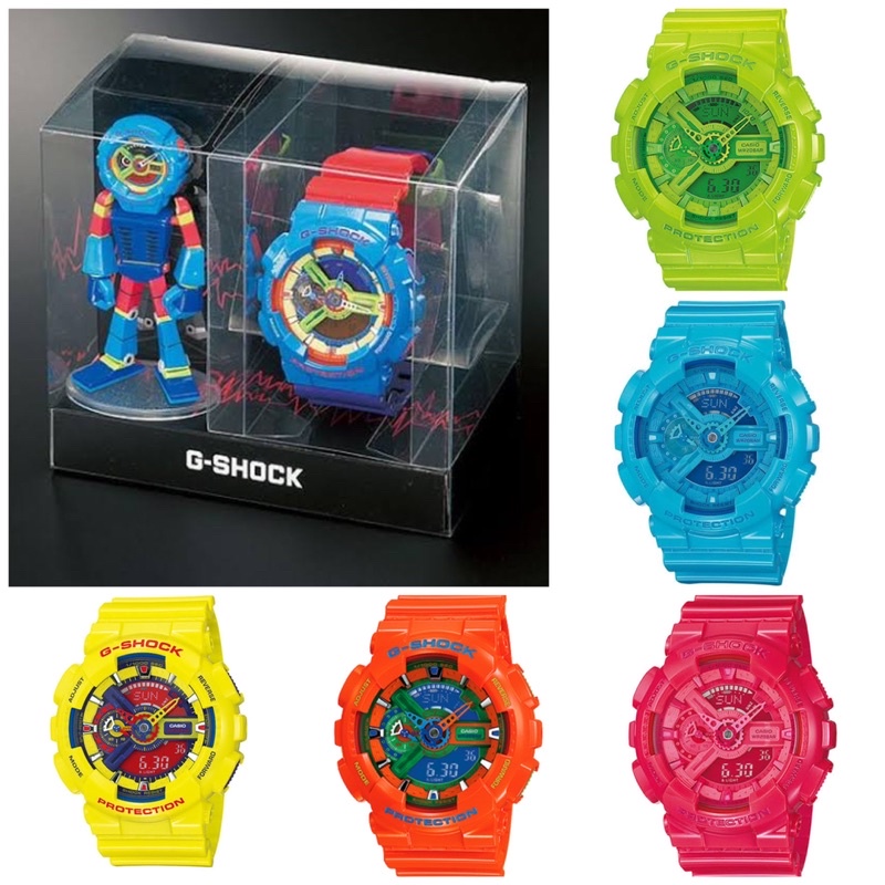 G-Shock Manbox&Hyper Color GA-110F-2,GA-110B-4,GA-110B-2,GA-110B-3,GA-110A-4,GA-110A-9 Limited Edition