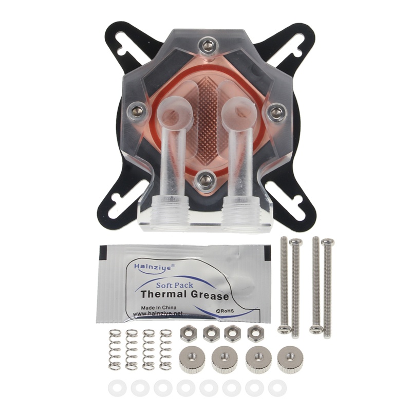 Doublebuy G1 4 CPU Water Cooler Block Universal สําหรับ CPU PC Waterblock สําหรับสําหรับ 1156 2011