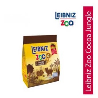 Leibniz zoo jungle biscuits with cocoa 100 gms.ไลบ์นีช ซู จังเกิล บิสกิตรูปสัตว์น้อย รสช็อกโกแลต100 กรัม