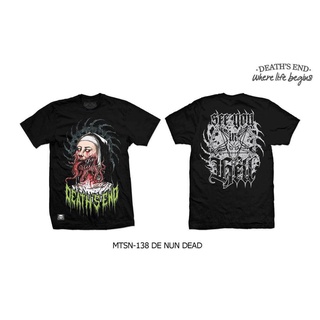 MTSN-138 DE NUN DEADเสื้อผลิตจากผ้า cotton เกรดดี 100 % ใส่สบายไม่ยืดไม่หด