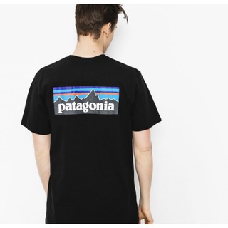 Patagonia P6 Logo Responsibilitee (Black) (ของแท้💯,พร้อมส่ง)