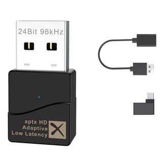 Aptx อะแดปเตอร์รับส่งสัญญาณเสียง USB บลูทูธ 5.2 ไดรเวอร์ฟรี C