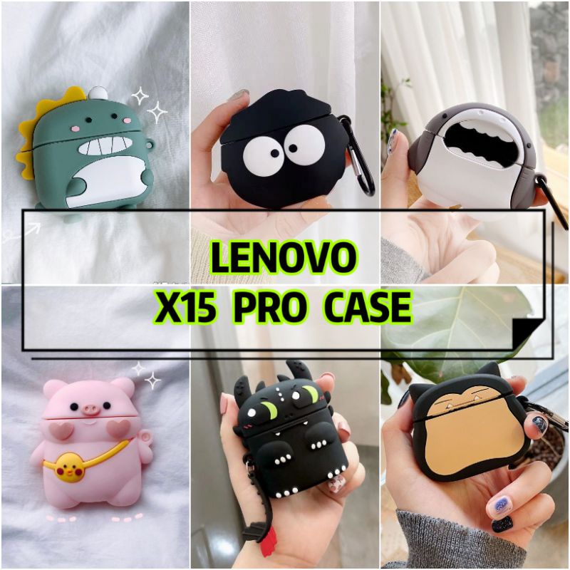 เคส Lenovo X15 PRO เคสป้องกันการ์ตูนน่ารัก เคสหูฟัง ซิลิโคนอ่อนนุ่ม เคสน่ารัก เคส Lenovo X15pro