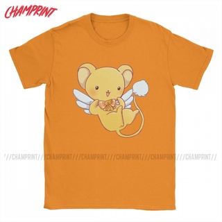 ใหม่ เสื้อยืดแขนสั้น คอกลม ผ้าฝ้าย 100% พิมพ์ลาย Kero Cardcaptor Sakura แฟชั่นคู่รัก สําหรับผู้ชาย และผู้หญิง