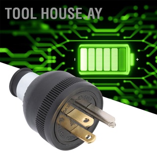 [Tool House.ay] Nema5-15P 15A 125V Us ปลั๊กเชื่อมต่อปลั๊กตรง 2 ขั้ว