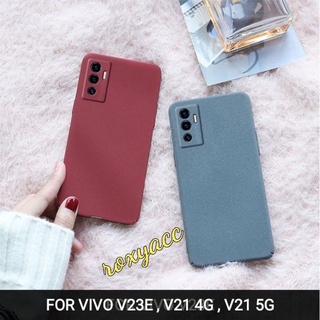 เคสโทรศัพท์มือถือ ซิลิโคนนุ่ม บางมาก กันกระแทก สําหรับ VIVO V23E V21 4G V21 5G