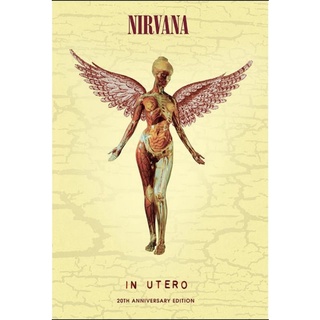 โปสเตอร์ วงดนตรี ร๊อค เนอร์วานา NIRVANA โปสเตอร์วง โปสเตอร์วินเทจ