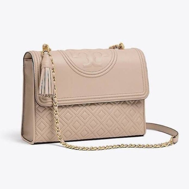 tory burch fleming convertible shoulder bag silver maple