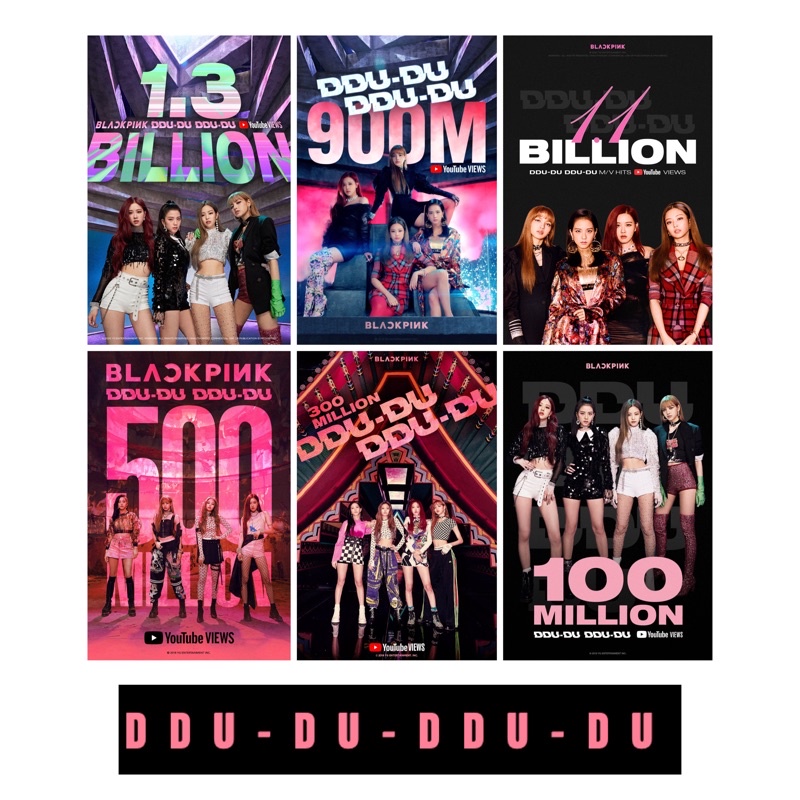 BLACKPINK 🖤💝 - DDU-DU-DDU-DU PHOTO size 9.5x14.5 cm.