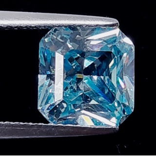 5.50 ct คิวบิก เซอร์โคเนีย Cubic Zirconia Square Loose Gemstone For Fine Jewelry