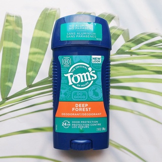 80% Sale!! EXP:01/23-05/23 ระงับกลิ่นกาย Toms® Natural Long Lasting Mens Deodorant Stick Deep Forest 79g โรลออนสติ๊ก