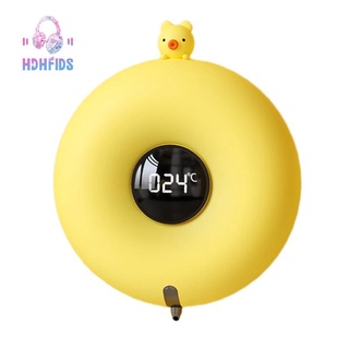 USB Charging Cute Pet Donut Washing Automatic Mobile Phone Wall-Mounted Creative Led Display Foam Soap Dispenser White