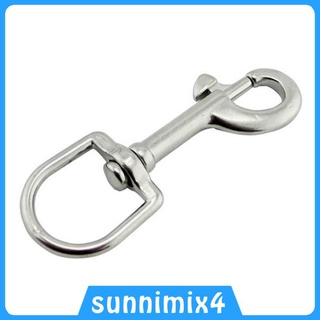 316 Stainless Steel Swivel Eye Bolt Snap for Scuba Tech Diving Dog 6.5cm