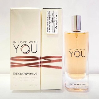 💕💕 Special 💕💕  GIORGIO ARMANI กล่องซีล หัวสเปรย์ 15ml ขนาดกำลังดี ใช้นาน พกพาสะดวก   • In Love With You EDP 15ml1099฿ ค่