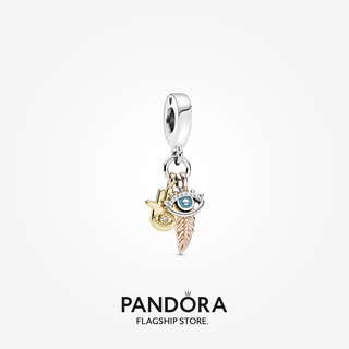 Pandora Hamsa ชาร์มห้อยขนนก มองเห็นได้ทุกสายตา