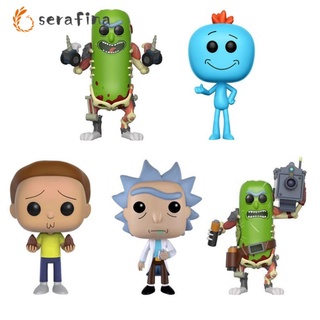 Rf Funko Pop Rick and Morty Mr.Meeseeks ฟิกเกอร์ PVC ของเล่นสะสม พร้อมกล่อง