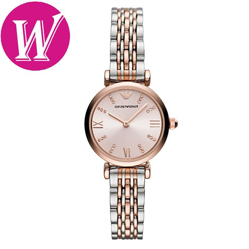 Emporio Armani AR11203 Rose Gold-toned Stainless Steel And Mother-of-pearl  Watch | Shopee Thailand