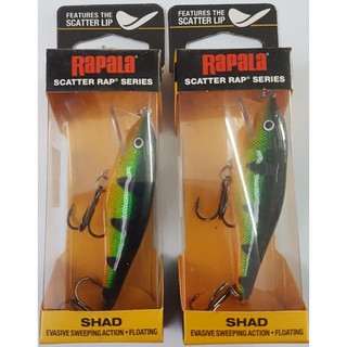 👉เหยื่อ RaPaLa รุ่น Scatter Lip Shad(มีสีเดียว)