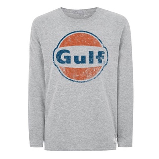 เสื้อยืด คอกลม มอเตอร์ไซต์ รถยนต์ วินเทจ GULF OIL MOTOTCYCLES VINTAGE STYLE COTTON 100%