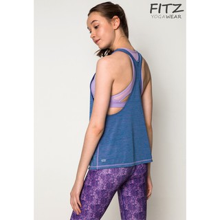 เสื้อโยคะ Fitz - Texas Tank Top - Light Blue