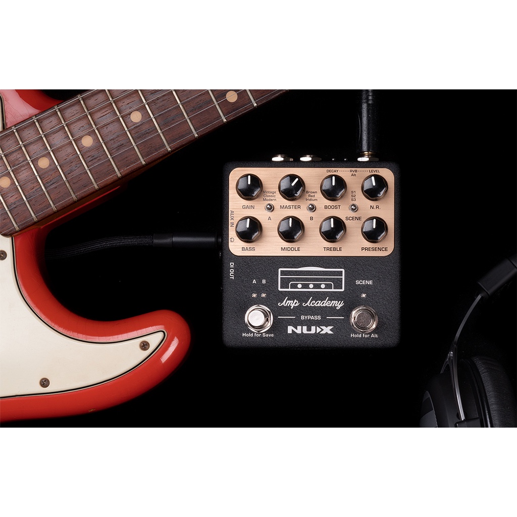 NUX NGS-6 Amp Academy Pro Level Stomp-Box Amp Modeler แอมป์จำลองคุณภาพ ...