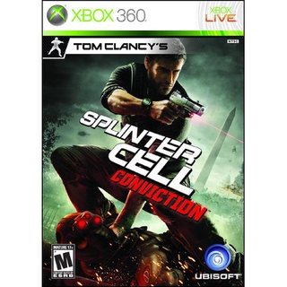 Tom Clancys Splinter Cell Conviction xbox360 แผ่นเกมxbox360 แผ่นไรท์เล่นได้กับเครื่องที่แปลง Splinter Cell xbox360