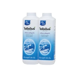 (แพคคู่) IODERM แป้งเย็นไอโอเดิมร์ สูตรคลาสสิกคูลลิ่ง 200g เย็นทันใจ ติดผิวนาน ลดกลิ่นเหงื่อ สดชื่นตลอดวัน
